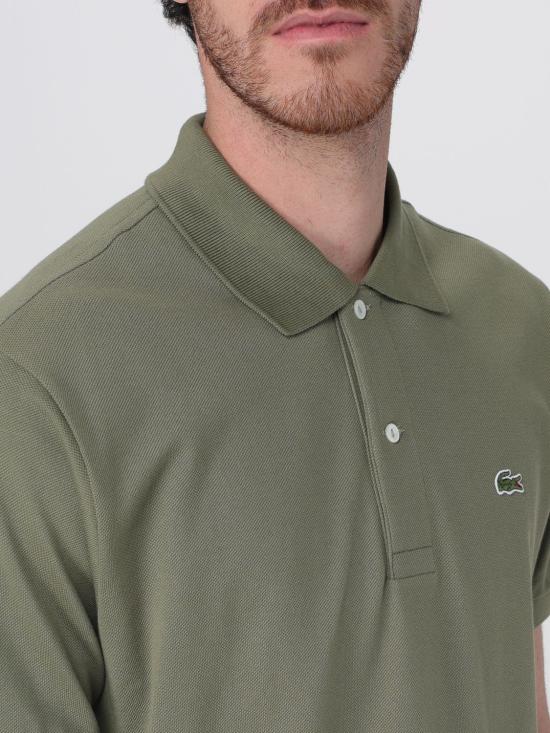 25FW 라코스테 클래식 핏 피케 폴로 셔츠 L1212 BMY Military - LACOSTE