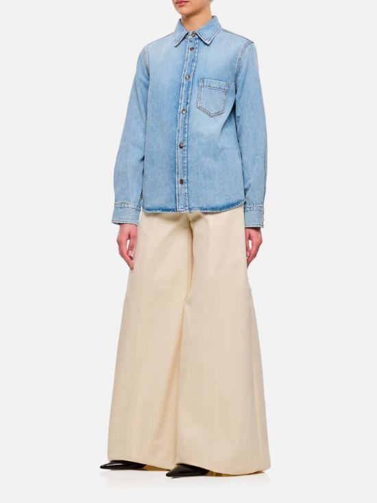 25SS 하이쿠레 셔츠 HEW06082DF127 L0877 Gnawed Blue - HAIKURE