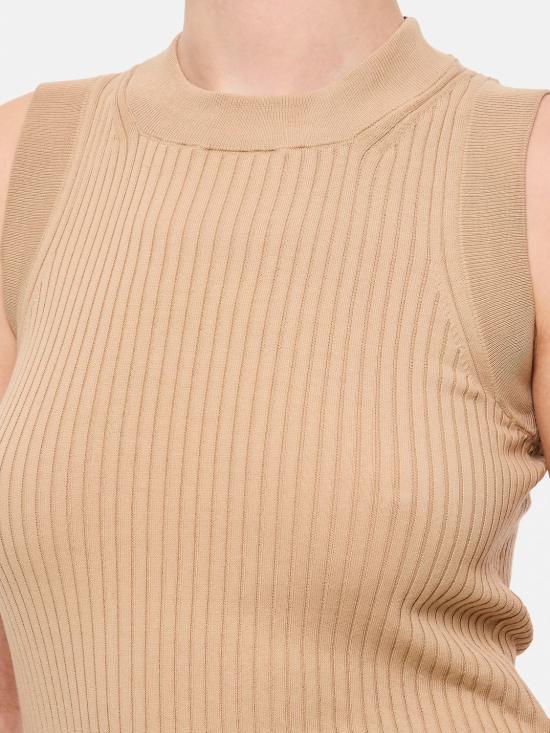 25FW 스포트막스 민소매 티셔츠 2512361032600 006 Beige - SPORTMAX