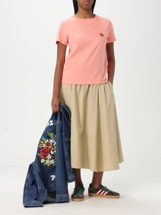 25SS 겐조 반팔 티셔츠 FF52TS1674SO 35 Pink - KENZO