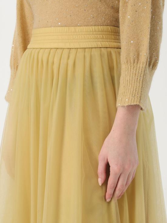 25SS 파비아나 필리피 스커트 GND265F367L186 778 Yellow - FABIANA FILIPPI