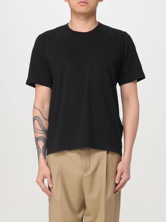 26SS 생로랑 반팔 티셔츠 819395Y2ZJ2 1000 Black