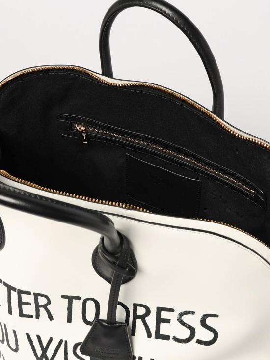 25SS 모스키노 토트백 MC4146PP1M OM0 White - MOSCHINO