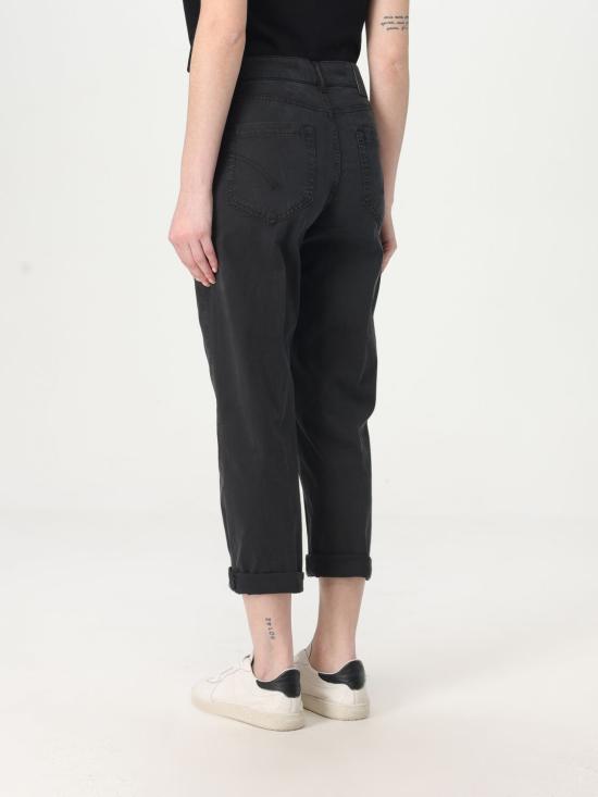 25FW 돈답 스트레이트 팬츠 DP268BGSE068DBM5 999 Black - DONDUP