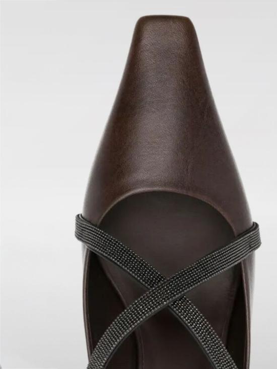 25SS 브루넬로 쿠치넬리 뮬/슬리퍼 MZSLC2967 C9122 Brown - BRUNELLO CUCINELLI