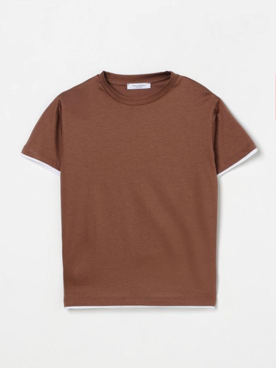 25FW [키즈] 파올로페코라 티셔츠 PP3926 T B Brown