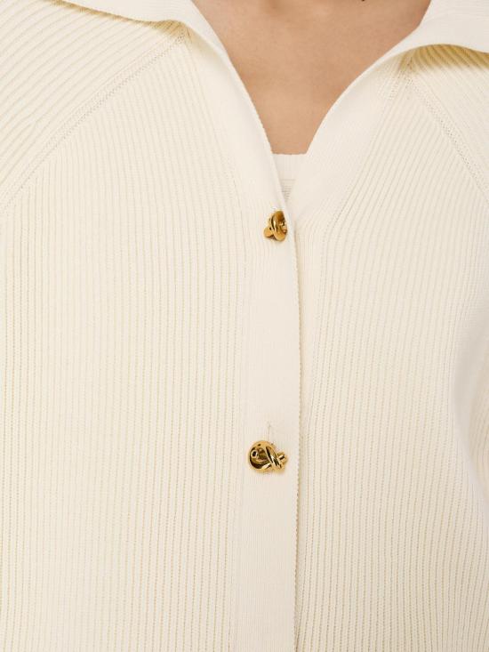 25SS 보테가베네타 스웨터 829580V59X0 9071 White - BOTTEGA VENETA