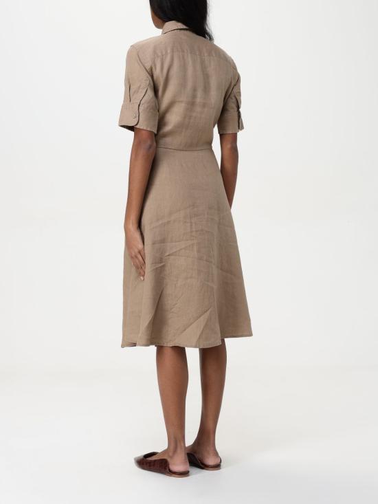 25SS 랄프 로렌 미디 원피스 200905667 016 Brown - RALPH LAUREN