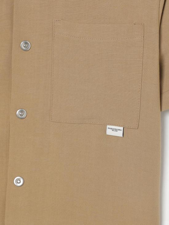 25SS [키즈] 파올로페코라 셔츠 PP4001 Beige - PAOLO PECORA