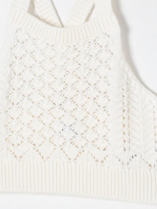 25FW [키즈] 일 구포 탑 P25TC088EM442 100 White - IL GUFO