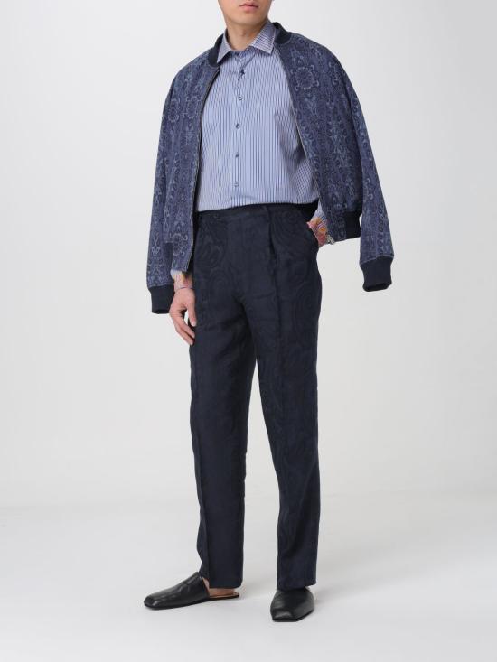 25FW 에트로 봄버 자켓 MRBA001699JJE14 B0065 Blue - ETRO