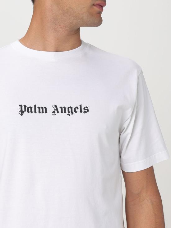 25SS 팜앤젤스 반팔 티셔츠 PMAA089C99JER003 0110 White - PALM ANGELS
