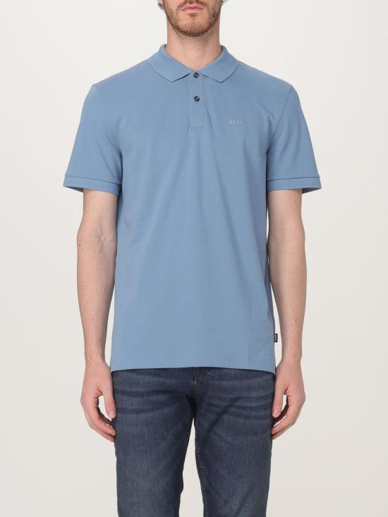 25FW 보스 폴로 티셔츠 50468362 459 Gnawed Blue