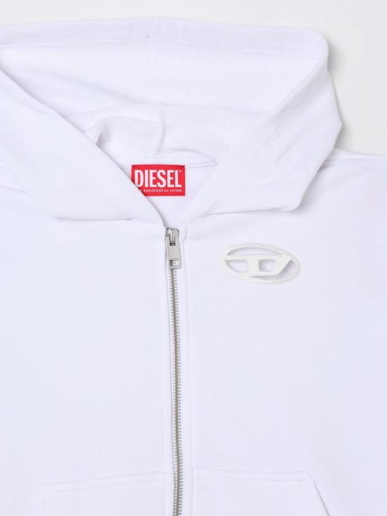 25SS [키즈] 디젤 풀오버 J02200KYAX3 K100 White - DIESEL