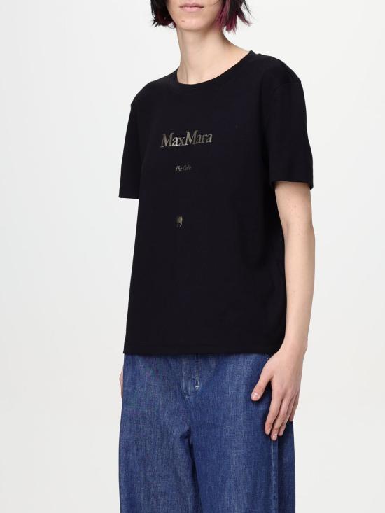 25SS 막스마라 반팔 티셔츠 2519971011600 011 Black - MAX MARA