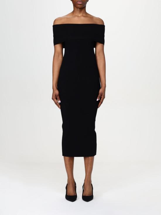 25SS 마이클 코어스 롱 원피스 MS582Y033D 001 Black