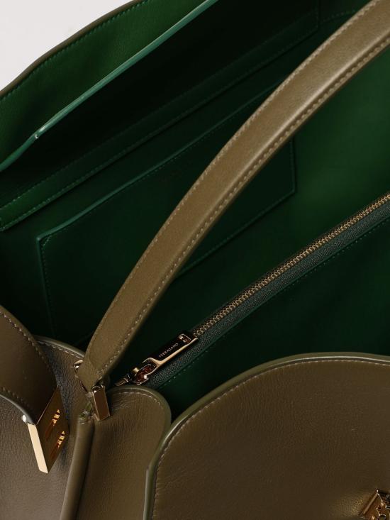 25SS 살바토레 페라가모 토트백 219939 780518 004 Military - SALVATORE FERRAGAMO