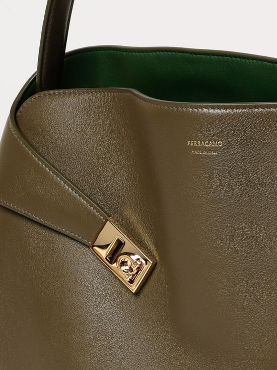 25SS 살바토레 페라가모 토트백 219939 780518 004 Military - SALVATORE FERRAGAMO