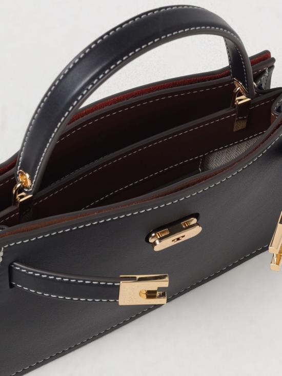 26SS 토리버치 쁘띠 리 라지윌 토트백 168954 001 Black - TORY BURCH