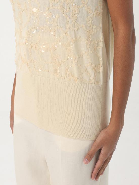 25SS 파비아나 필리피 베스트 MAD265F053L163 0149 Ivory - FABIANA FILIPPI