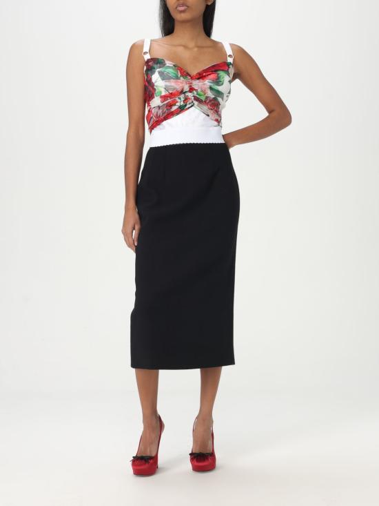 25SS 돌체앤가바나 스커트 F4BBPTFUBD2 N0000 Black - DOLCE & GABBANA