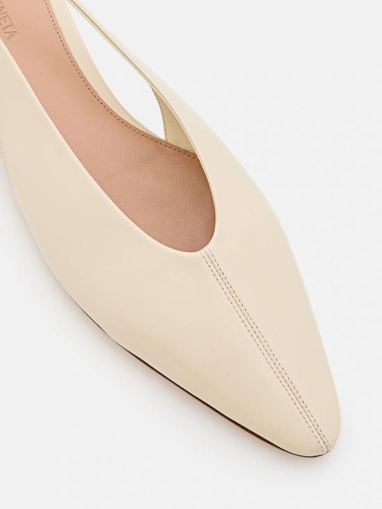 25SS 보테가베네타 플랫 슈즈 827702V3H90 9031 Ivory - BOTTEGA VENETA