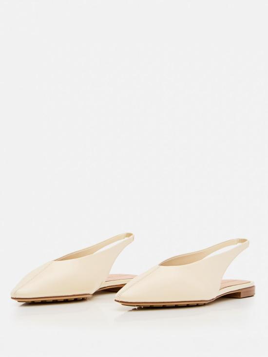 25SS 보테가베네타 플랫 슈즈 827702V3H90 9031 Ivory - BOTTEGA VENETA