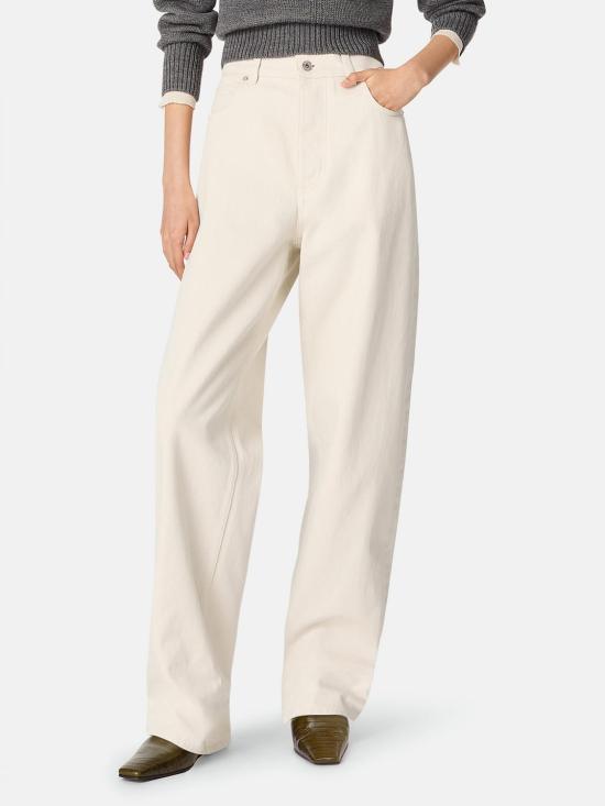 25SS 보테가베네타 데님 팬츠 824659V5DV0 9247 Yellow Cream