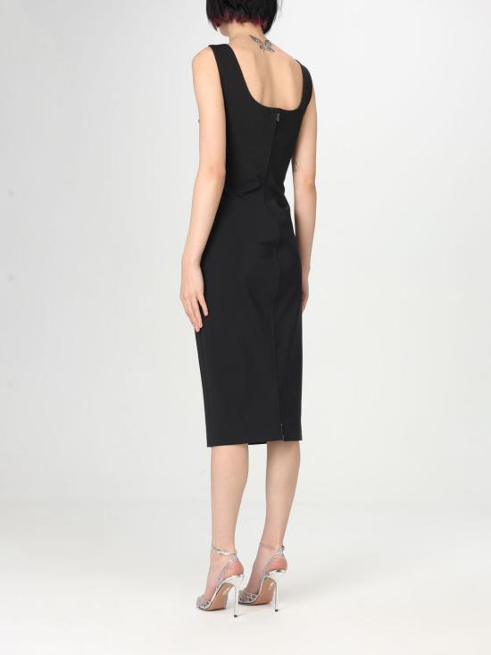 25SS 조르지오 아르마니 미디 원피스 GW001057AF15531 UC001 Black - GIORGIO ARMANI