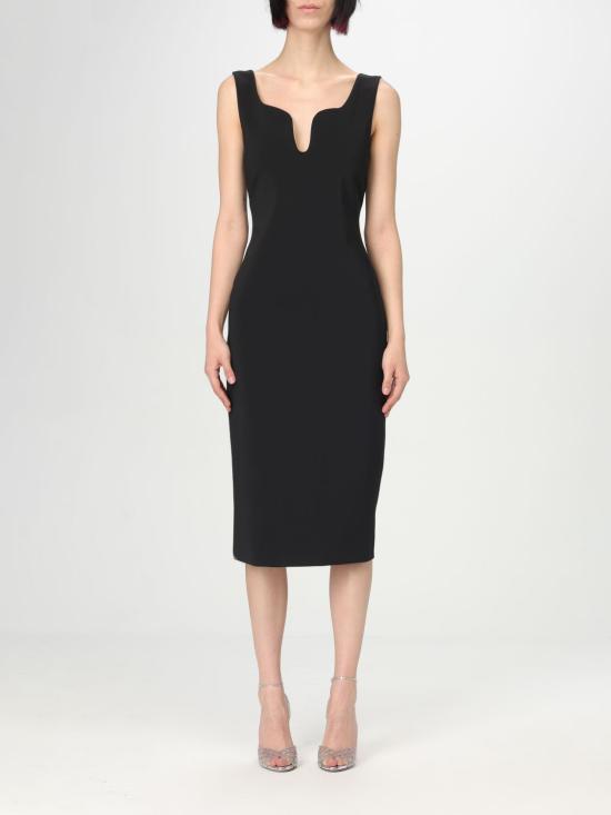 25SS 조르지오 아르마니 미디 원피스 GW001057AF15531 UC001 Black
