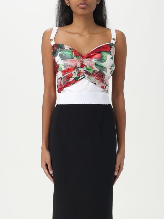 25FW 돌체앤가바나 민소매 티셔츠 F7AX5TIS1Y6 HA5PD White