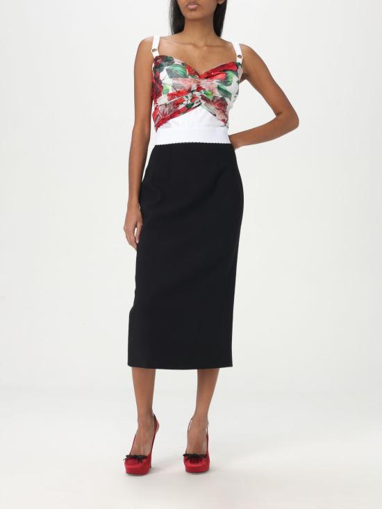 25FW 돌체앤가바나 민소매 티셔츠 F7AX5TIS1Y6 HA5PD White - DOLCE & GABBANA