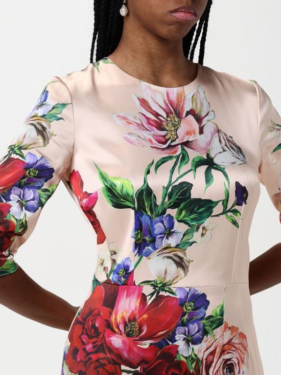 25FW 돌체앤가바나 롱 원피스 F6EAJTFSIB5 H25PR Pink - DOLCE & GABBANA