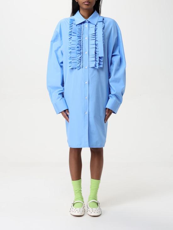 25SS 엠에스지엠 미디 원피스 3841MDA16X257100 84 Blue