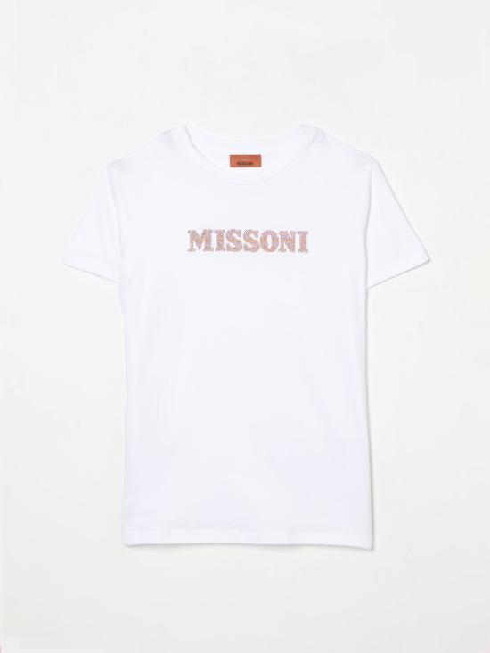 25FW [키즈] 미소니 티셔츠 MW8A51Z0082 100 White