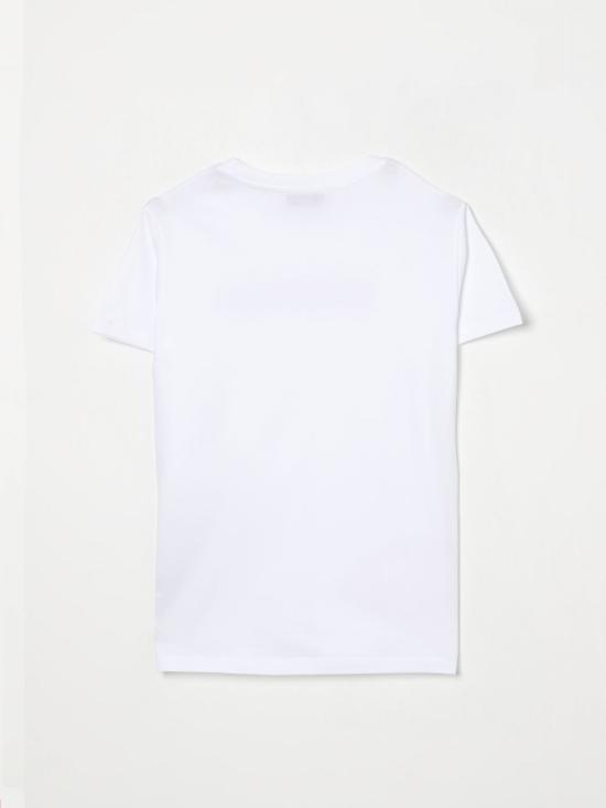 25FW [키즈] 미소니 티셔츠 MW8A51Z0082 100 White - MISSONI