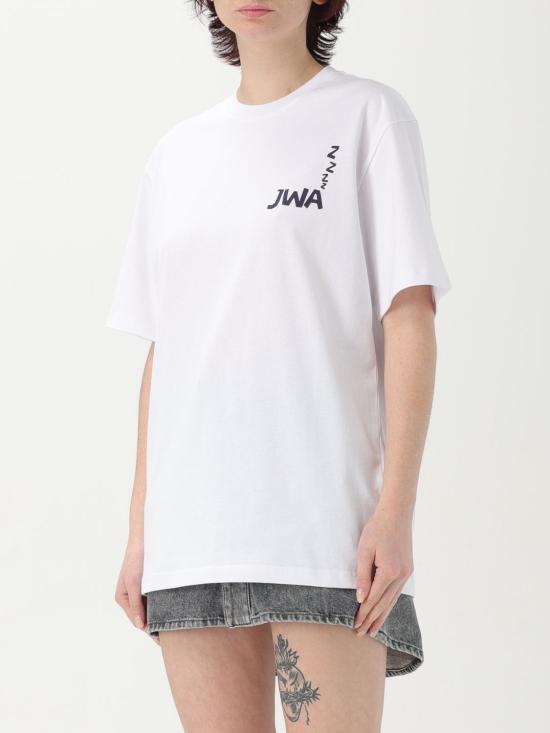 25FW JW앤더슨 반팔 티셔츠 JT0285PG1510 001 White - JW ANDERSON