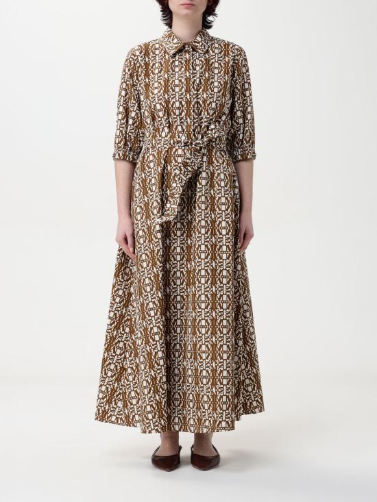 25SS 막스마라 롱 원피스 2511221042600 001 Tobacco