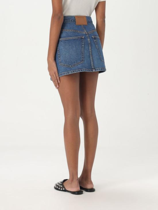 25FW 알렉산더 왕 숏 스커트 4DC2255721 401 Blue - ALEXANDER WANG