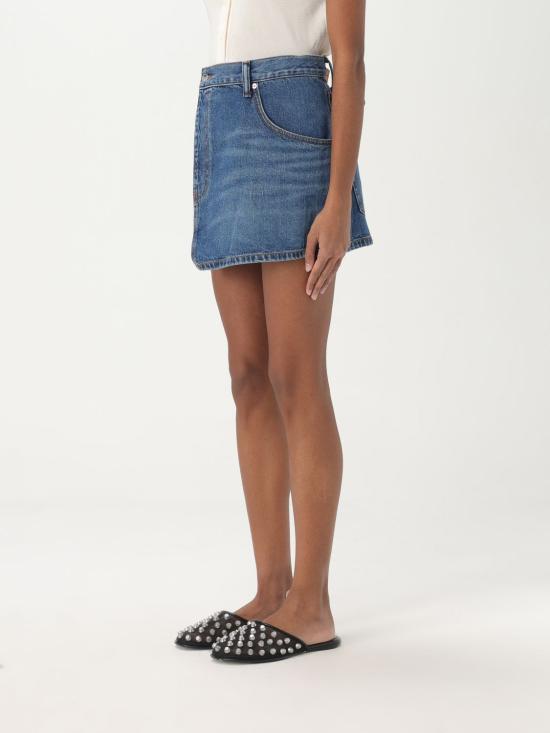 25FW 알렉산더 왕 숏 스커트 4DC2255721 401 Blue - ALEXANDER WANG