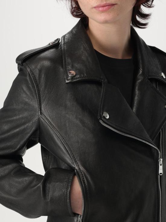 25SS 돈답 가죽 자켓 DJ667PL0569DXXX 999 Black - DONDUP