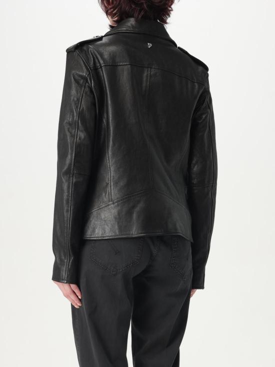25SS 돈답 가죽 자켓 DJ667PL0569DXXX 999 Black - DONDUP