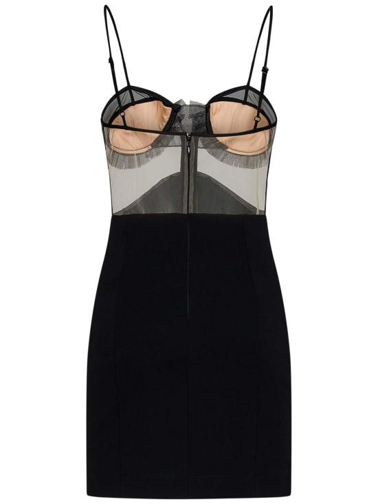 넨시 도자카 미디 원피스 NDAW23DR152BLACK Black - NENSI DOJAKA
