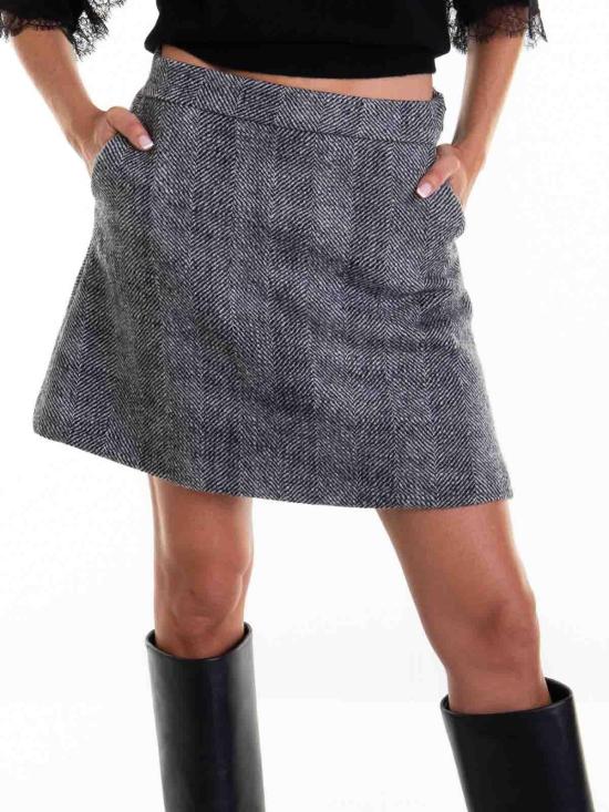  파비아나 필리피 미디 스커트 GND213F292H7160000VRU Grey - FABIANA FILIPPI