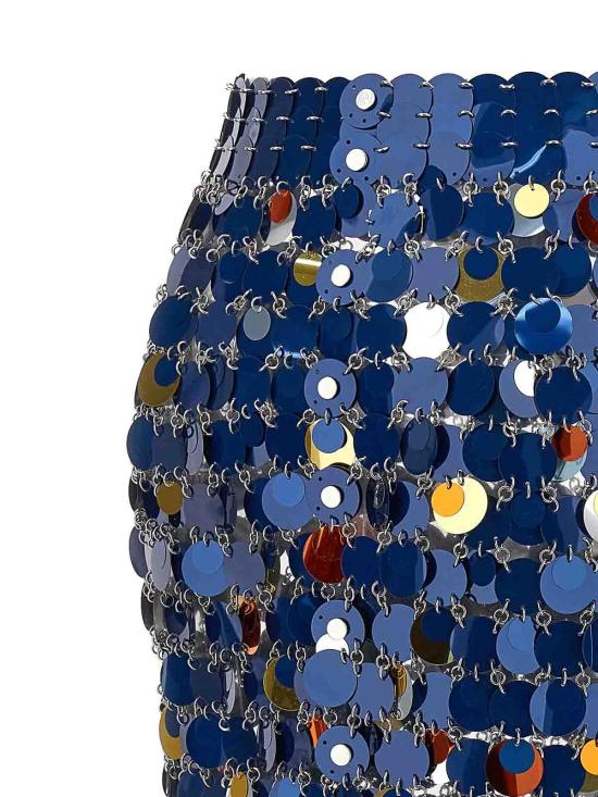  파코라반 미디 스커트 23FIJU412PS0133M419 Blue - PACO RABANNE