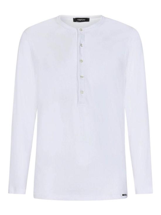  톰포드 긴팔 티셔츠 T4M151040100 White