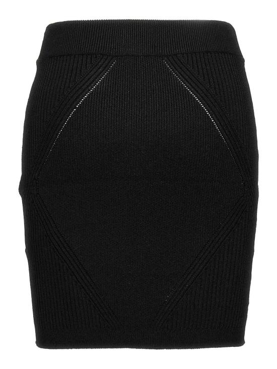  발망 스커트 BF0LB194KF240PA Black - BALMAIN