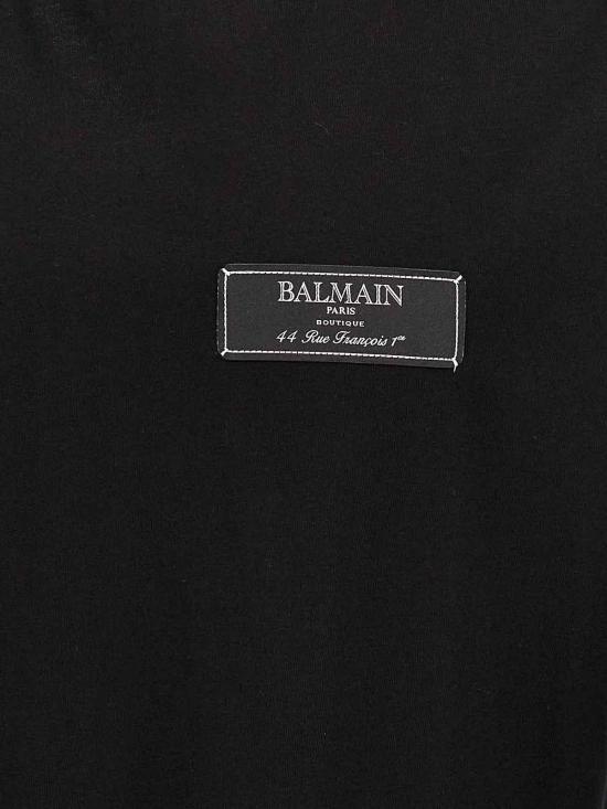  발망 반팔 티셔츠 BH0EG000JB540PA Black - BALMAIN