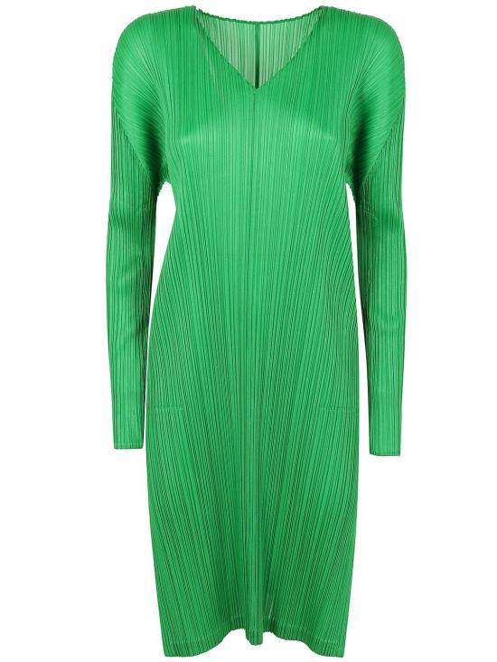 25SS 플리츠플리즈 블라우스 PP56JT122 GREEN