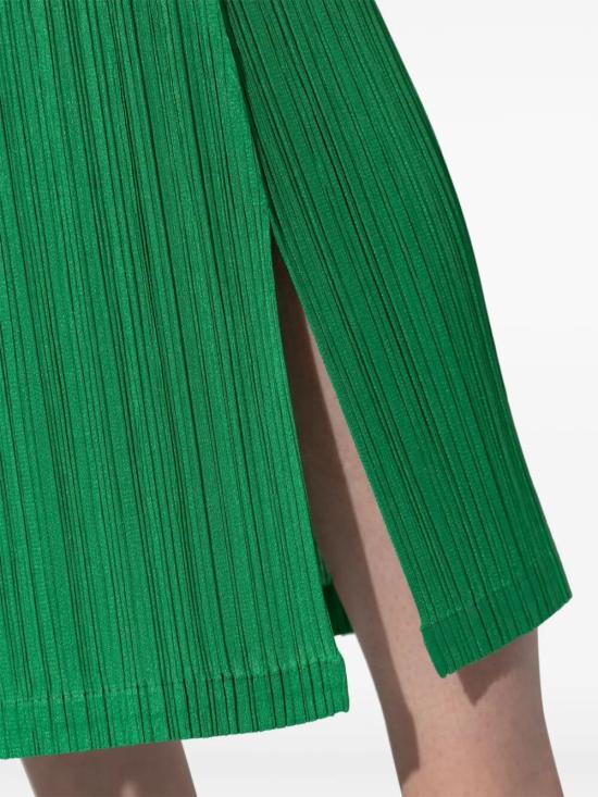 25SS 플리츠플리즈 스트레이트 팬츠 PP56JF125 62 GREEN - PLEATS PLEASE